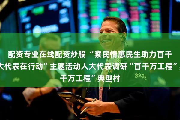 配资专业在线配资炒股 “察民情惠民生助力百千万·人大代表在行动”主题活动人大代表调研“百千万工程”典型村